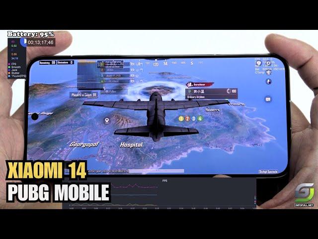 Xiaomi 14 test game PUBG Mobile Smooth Extreme+ | Snapdragon 8 Gen 3