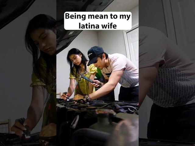 BEING MEAN TO MY LATINA WIFE  #lol #prank #funnyvideos #funnyshorts