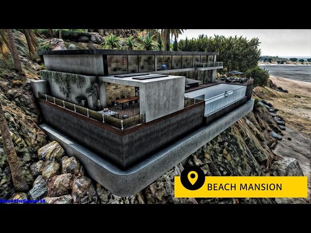 GTA 5 MODS | THE BEST BEACH MANSION IN GTA 5 REAL LIFE MODS