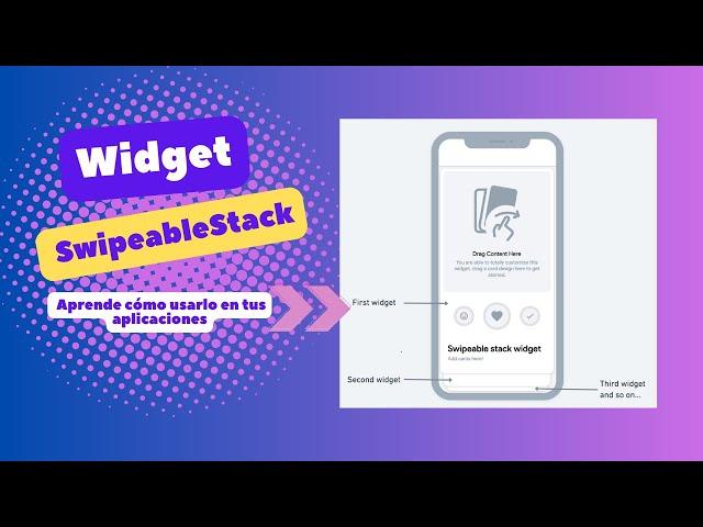 FlutterFlow SwipeableStack Widget- Creando Tarjetas Deslizantes en tu Aplicación