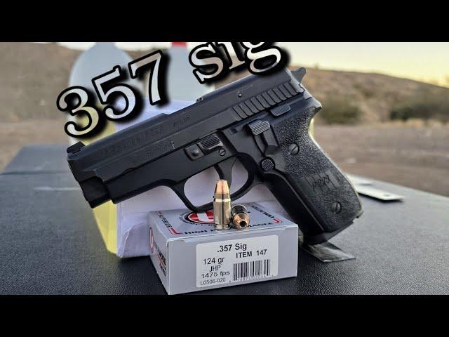 357 sig (Underwood 124gr XTP) Ballistics Gel Test