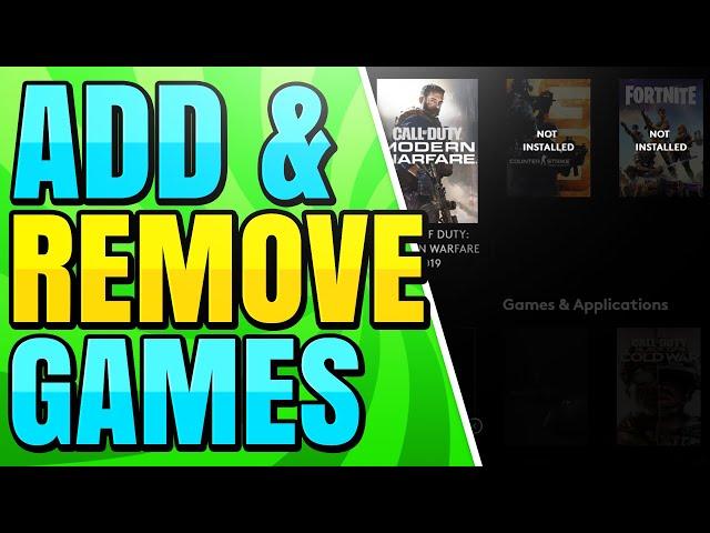 How to Add and Remove Games in Logitech G Hub Software