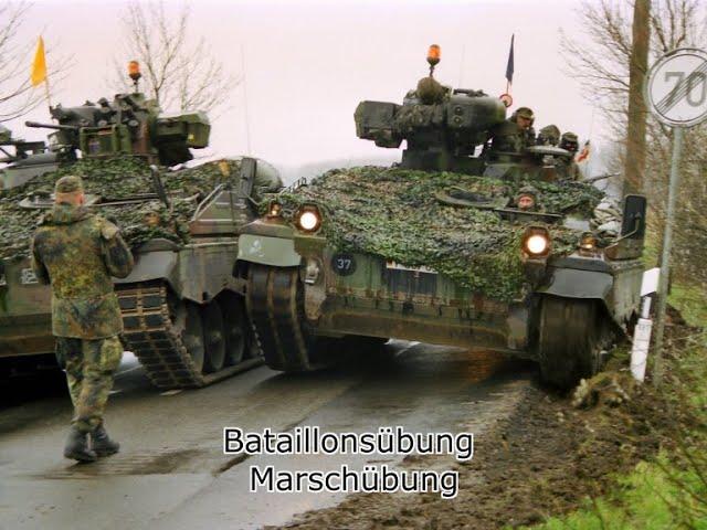 Panzergrenadierbataillon 401 verlegt von Hagenow zum StOrtÜbPl Wendisch-Evern. PzGrenBrig 40, Teil 1