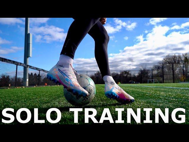 How To Train Solo | Individual Training Session For Footballers