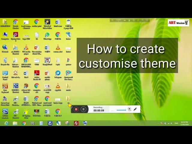 How to create customized theme on windows 7/8 | in Bengali