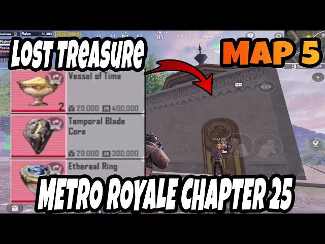 MAP 5 Gilded Dynasty Lost Treasure - NEW SEASON MİSTY PORT GOLD DOOR - PUBG METRO ROYALE CHAPTER 25