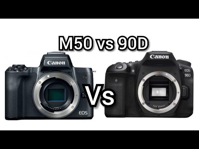 Canon 90D vs M50. Mirrorless vs dslr 