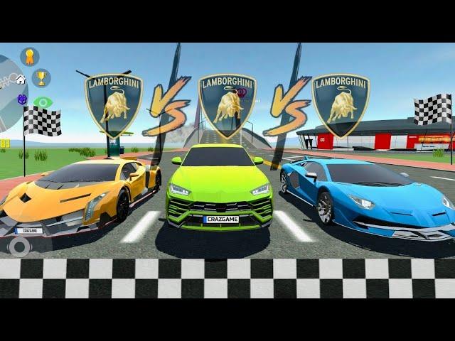 Car Simulator 2 | Fastest Lamborghini | Aventador Vs Urus Vs Veneno