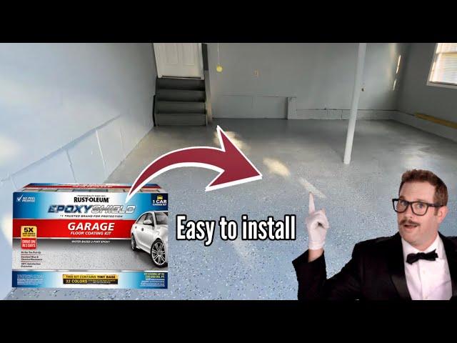 Rust-Oleum EpoxyShield Garage Floor Kit Install