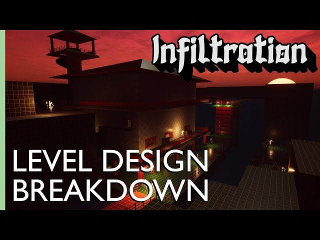 Level Design Breakdown | "Infiltration" Blockout