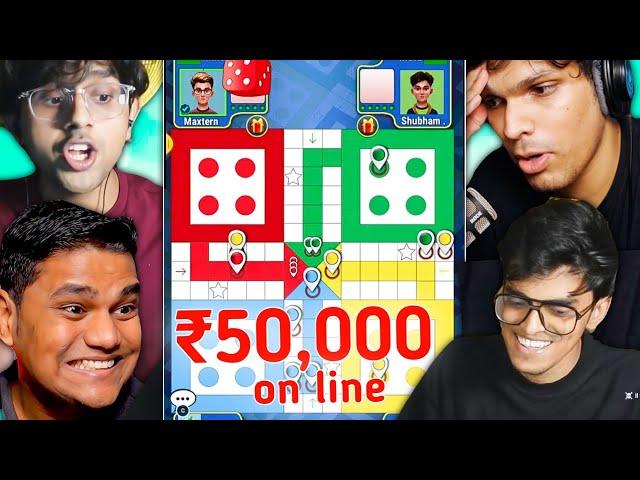 I Challenged BEASTBOYSHUB MYTHPAT AND MAXTERN in LUDO FOR 50K INR