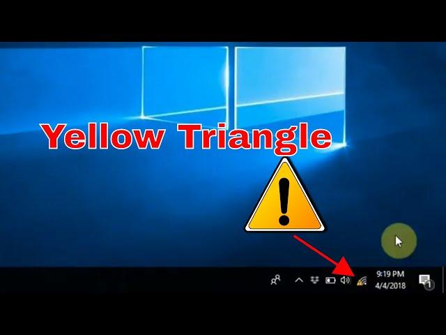 How to Fix : Yellow Triangle (Wi-Fi | Internet ) | NETVN