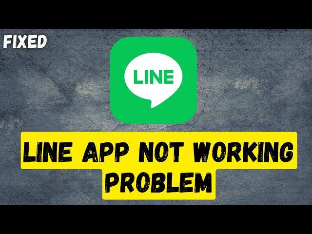 Fix Line App not Working Problem || line app not working with bluetooth