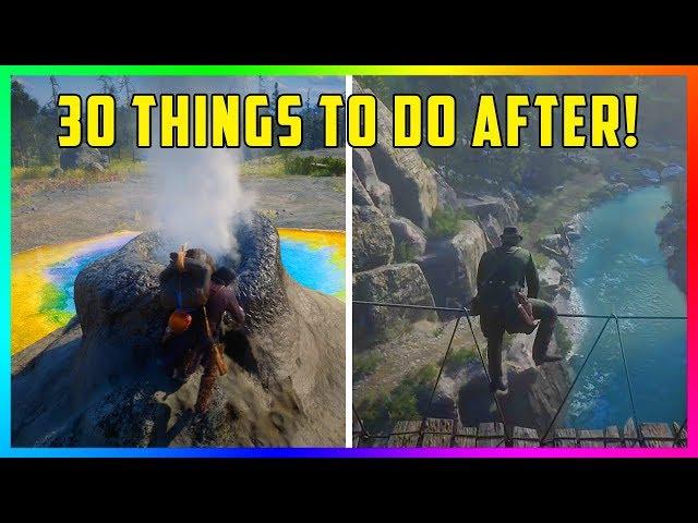 30 Things To Do After You Finish Red Dead Redemption 2!