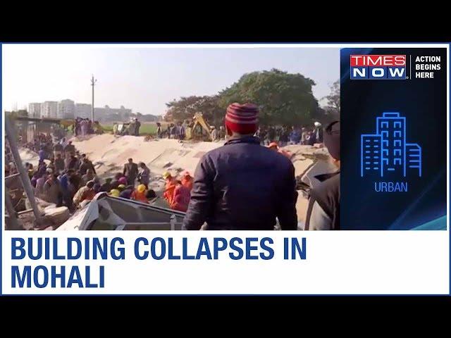 Three-storey building collapses in Mohali; several people fear trapped