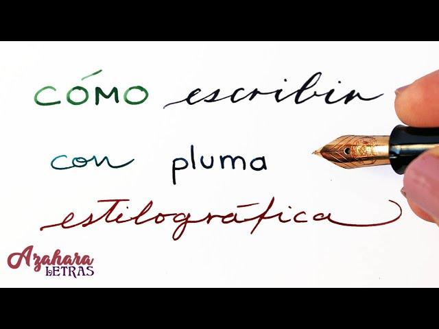 ️ Cómo Escribir con Pluma Estilográfica y Qué Caligrafía Es la Mejor