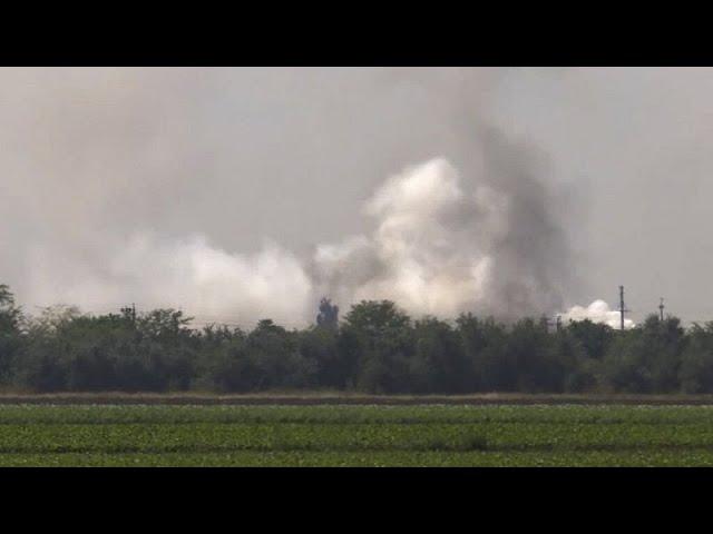 Пожар на полигоне в Крыму: эвакуированы более 2000 жителей