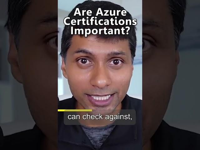 Are Azure Certifications Important ?