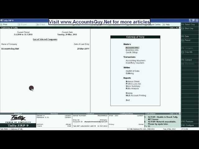 How to enable VAT in Tally.ERP 9