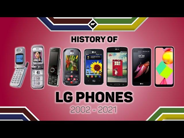  HISTORY OF LG PHONES (2002-2021) 