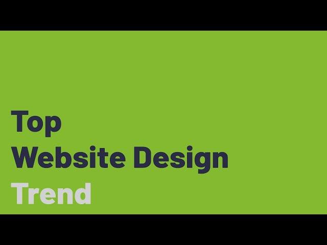 Top Website Design Trends 2021: Top Product Branding Web & UI/UX Design Trends 2020