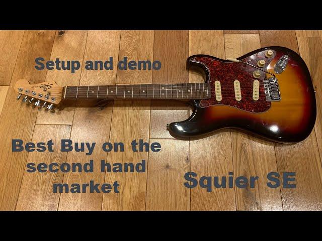 Best value secondhand guitar, Squier Strat SE, Setup and demo