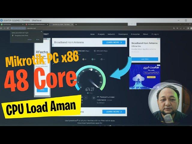 GAK PELIT BANDWIDTH | LOAD BALANCE PCC PAKAI MIKROTIK PC x86 SPEK DEWA