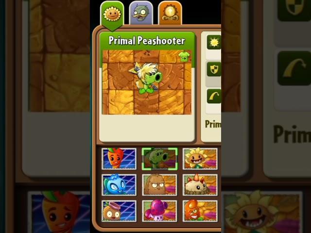 Plants vs Zombies 2 [Reflourished] - Primal Peashooter New Costume