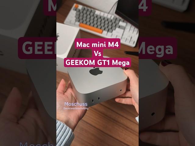 Mac mini M4 VS GEEKOM GT1 Mega /moschuss.de