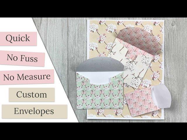 Easy DIY Envelope - No Measure!