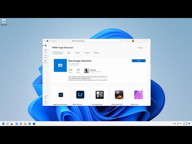 How to Open RAW Image Files on Windows 11
