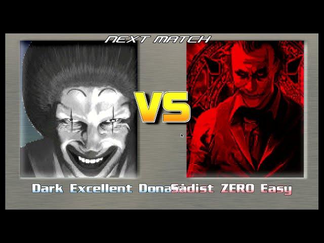 M.U.G.E.N - Dark Excellent Donald (10p) Vs. Sadist ZERO Easy (1p)