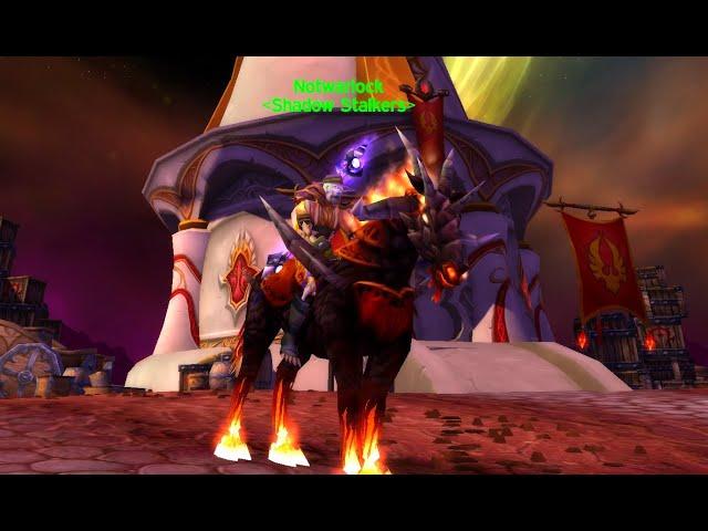 WoW TBC Warlock Dreadsteed Mount Guide - Horde (Epic Mount)