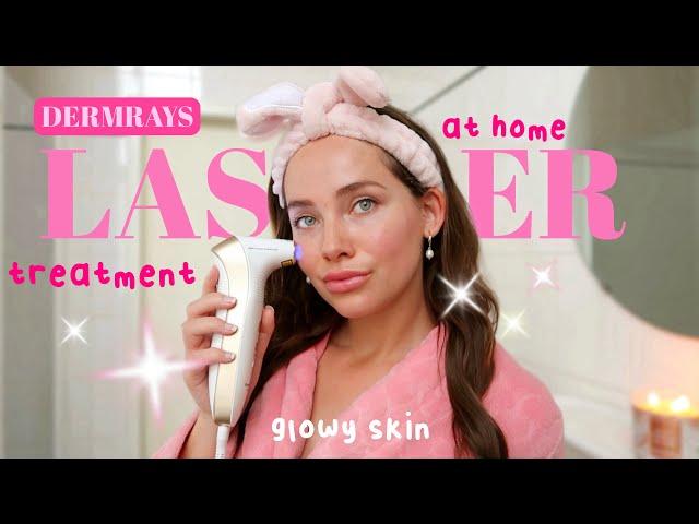 i found the PERFECT at home laser for GLOWY & YOUTHFUL SKIN   DermRays Revive Skincare Laser review