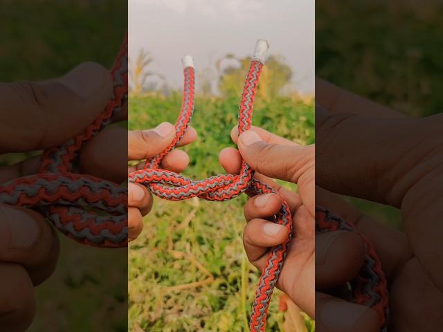 Tie 2 Rope Square Knot / Join Rope #shorts #ytshorts #knotting