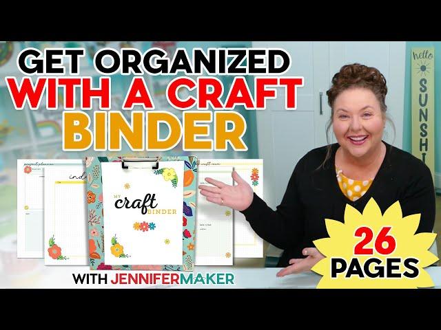 Craft Inventory Binder | Stay Organized, Save Money & Time