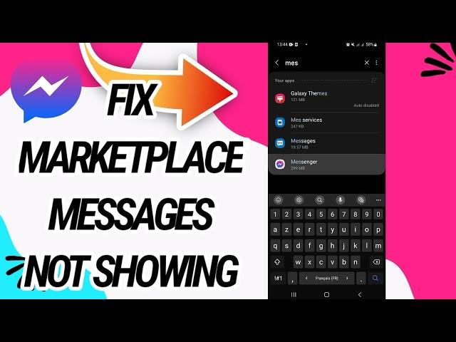 How To Fix And Solve MarketPlace Messages Not Showing On Messenger App