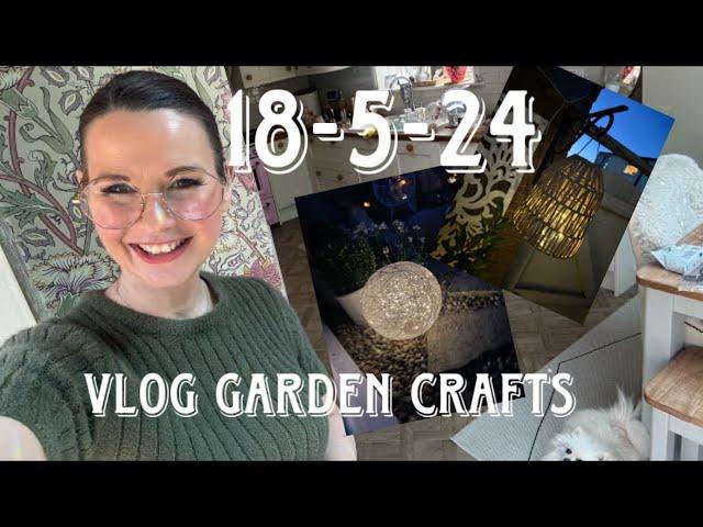 Real life vlogs garden light crafts 18 May 2024 -#vlog #reallifevlog