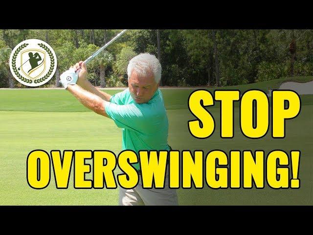 Golf Drills To Stop Overswinging (PERFECT BACKSWING!)