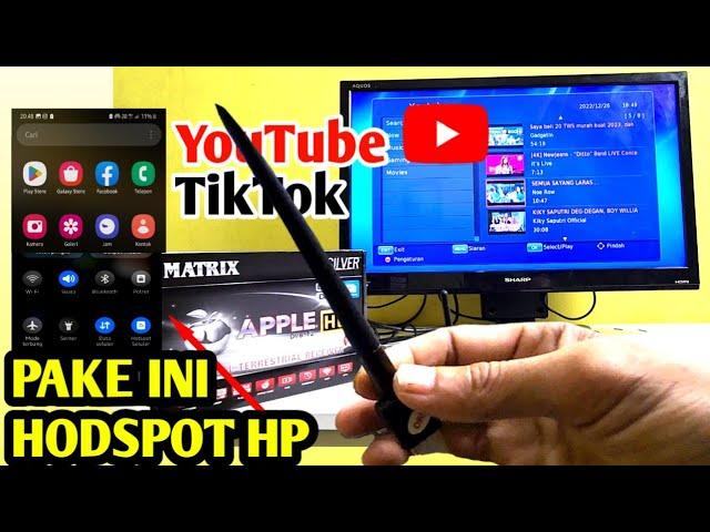 CARA MENGHUBUNGKAN SET TOP BOX MATRIX SILVER KE INTERNET |NONTON YOUTUBE