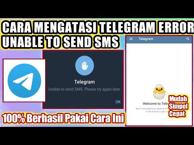 Cara Mengatasi Telegram Error Unable To Send SMS