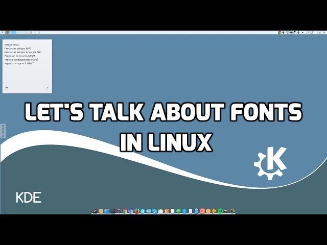 Let's talk about fonts in Linux