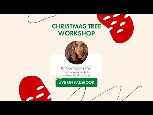 Learn How To Mix & Pour Aqua Resin to Make Christmas Trees!