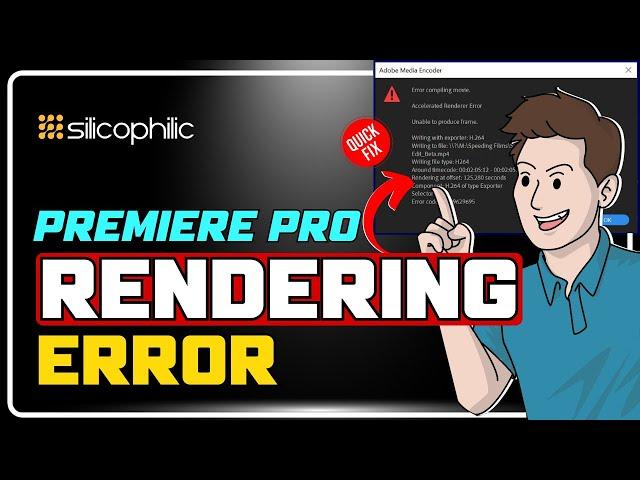 How to Fix "Unable to Produce Frame" Error in Adobe Premiere Pro || Error Compiling Movie [FIXED]