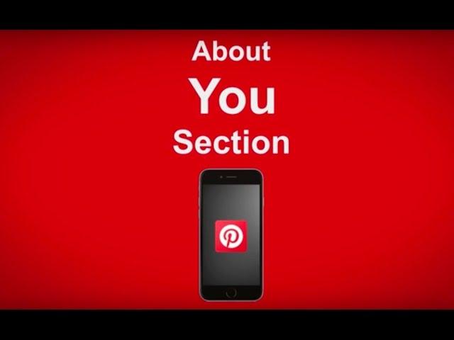 About You Section On Pinterest