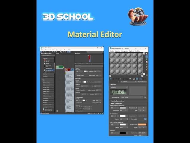 Slate Material Editor 3ds Max: #max #3dsmax #3ds #3d #3dmodeling #3danimation #tutorial #maya3d #360