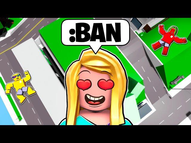 Crazy Fan Girl GETS ADMIN in BROOKHAVEN (ROBLOX)