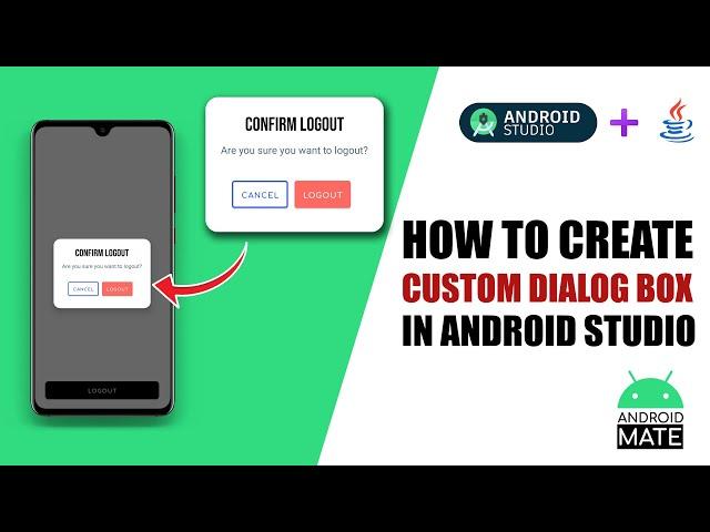 How to create  a Custom Dialog box in Android Studio 