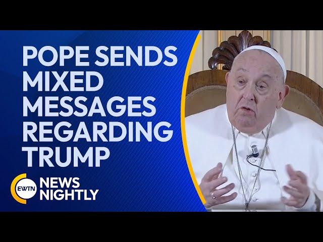 Pope's Mixed Messages, Offers Trump Blessings, Criticizes Deportation Plans | EWTN News Nightly