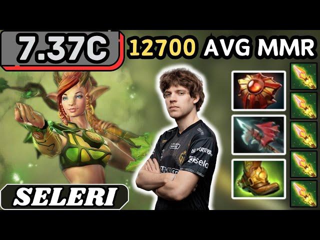 7.37c - Seleri ENCHANTRESS Hard Support Gameplay 20 ASSISTS - Dota 2 Full Match Gameplay